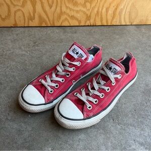 Red Low Top Converse